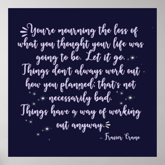 Poster citação do frasier crane