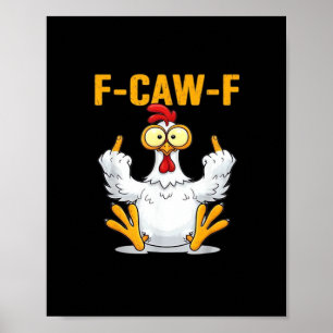 Poster Citação do Meme do Galo Clássico