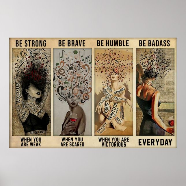 Poster Citação do Vintage (Frente)