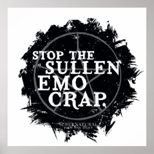 Poster Citação "Emo" sobrenatural