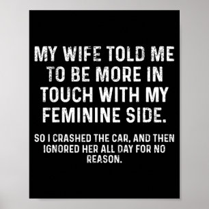 Poster Citação engraçada de humor do marido piada do pai
