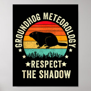 Poster Citação engraçada do Dia da Marmota, Respeite a So