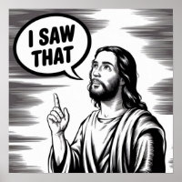 Citação Engraçada Jesus Meme Eu Vi Aquilo Cristão