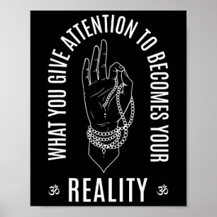 Poster Citação Espiritual Inspiradora do Budismo Lei da A