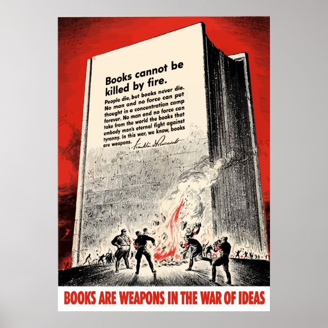 Pôster Citação FDR na Gravação do Livro (Frente)