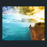 Pôster Citação Friedrich Nietzsche Nature Adventure Natur<br><div class="desc">Citação inspiradora do universo existencialista do famoso escritor Friedrich Nietzsche. Presente perfeito para intelectuais dinâmicos! "Aquele que tem um motivo para viver pode suportar quase qualquer forma."</div>