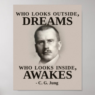 Poster Citação Inspiracional Carl Jung