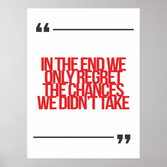 Poster Citação inspiradora e motivacional (Frente)