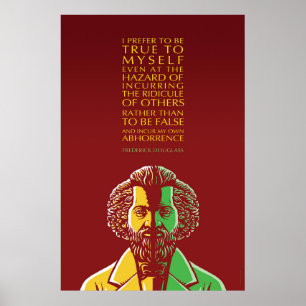 Poster Citação Inspiradora Frederick Douglass: Verdade