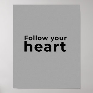 Poster Citação inspiradora minimalista cinza