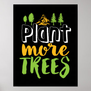 Poster Citação Inspirativa do Dia da Terra Plante Mais Ár
