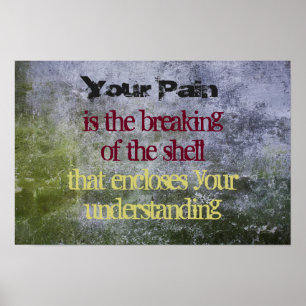 Poster Citação Inspirativa em uma Textura de Pedra Antiga