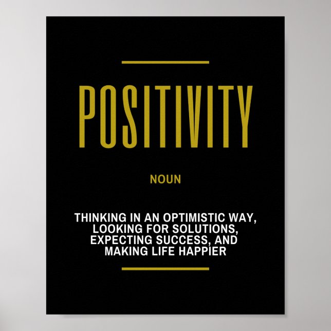 Poster Citação Inspirativa Positiva Sobre O Êxito (Frente)