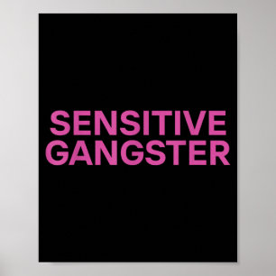 Poster Citação irônica engraçada de gângster sensível