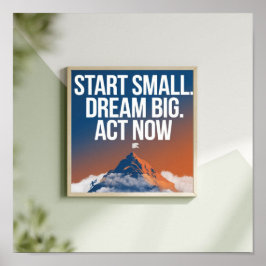 Poster Citação Motivacional