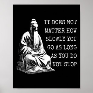 Poster Citação Motivacional Confusiva Sobre Vida