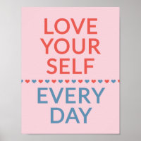 Citação Motivacional de Amor Corações Vermelhos e