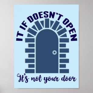 Poster Citação Motivacional Fique Positivo Não É Sua Port