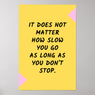 Poster Citação Motivacional/Inspiracional de Êxito