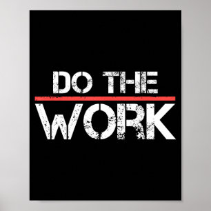 Poster Citação Motivacional Positiva Inspiradora Faça Tra