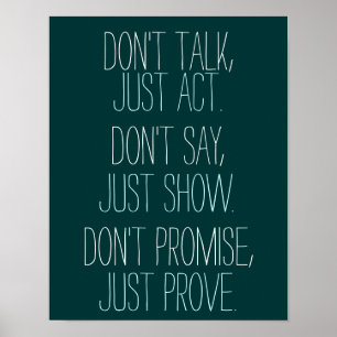 Poster Citação Motivacional Prova