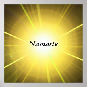 Pôster citação 'Namaste'