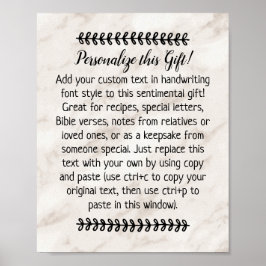 Poster Citação Personalizada Dizendo Carta Maneira Person