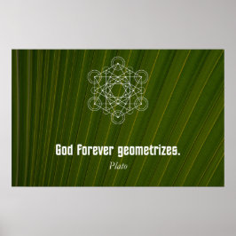 Poster Citação por Platão