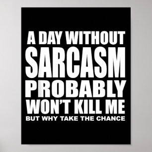 Poster Citação Sarcástica Sarcasmo Engraçada Humor Homens