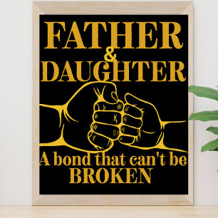 Poster Citação simples e elegante de amor entre pai e fil