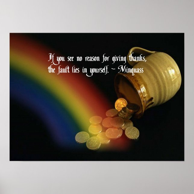 Pôster Citações Americanas Nativas (Frente)