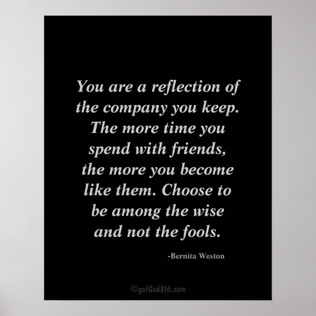 Pôster Citações Cristãs (Frente)