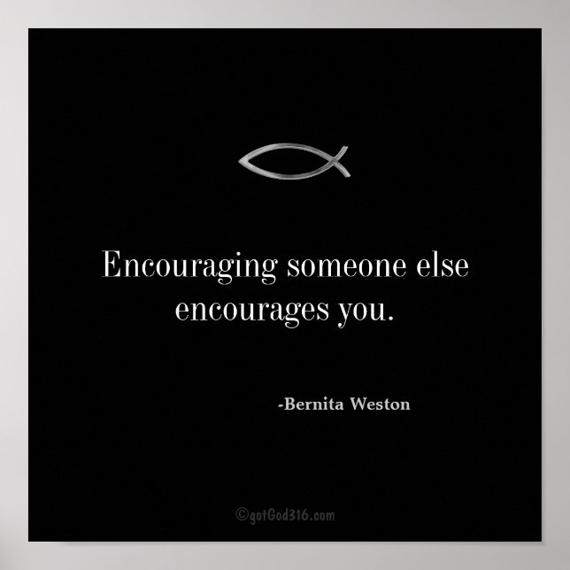 Poster Citações Cristãs (Frente)