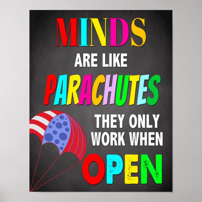 Poster Citações da sala de aula Inspiradora, Decoração do (Frente)