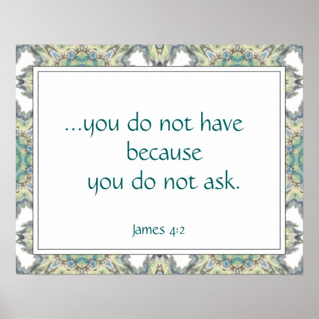 Poster Citações de Ansiedade Cristã Inspiradora (Frente)