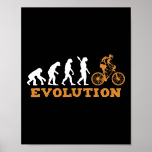Poster Citações de Bicicleta Mtb Mountainbike Ciclista Ev