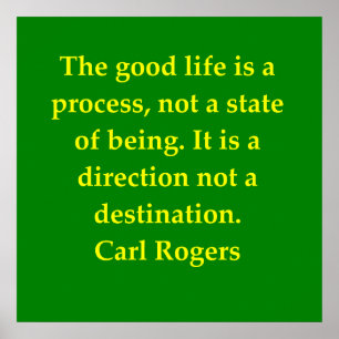 Pôster citações de carl rogers