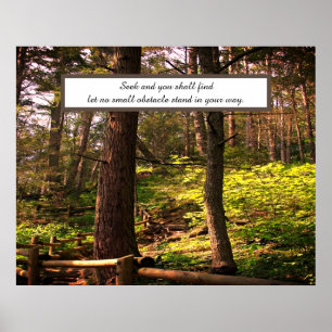 Poster Citações de fé