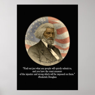 Poster Citações de Frederick Douglass