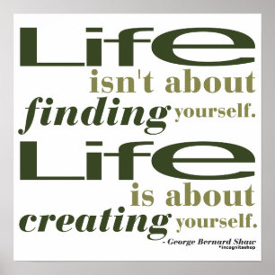 Poster Citações de George Bernard Shaw