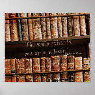 Poster Citações de inspiração do livro velho