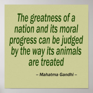 Pôster Citações de Mahatma Gandhi