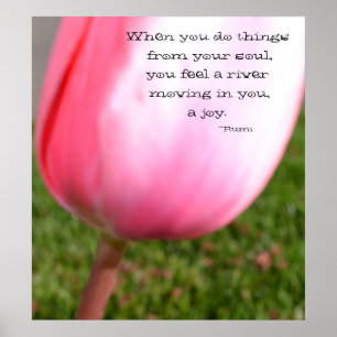 Pôster Citações de Rumi