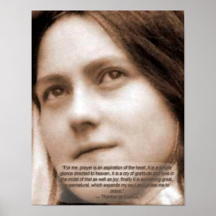 Poster Citações de Therese da rua