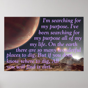 Poster Citações decididos sobre a ilustração tripla d