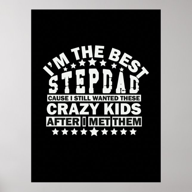 Poster Citações do Avô | Eu Sou O Melhor Stepdad (Frente)