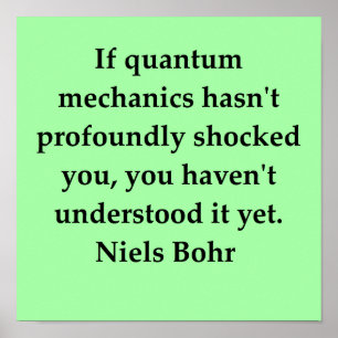 Poster citações do bohr dos neils