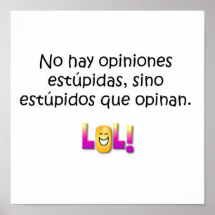 Pôster Citações do espanhol