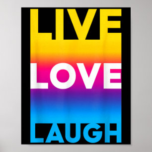 Poster Citações do Live Love Motivational Inspire Gráfica