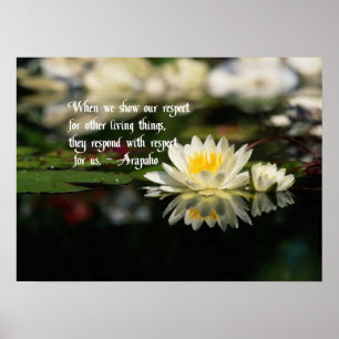 Poster Citações do nativo americano